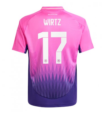 Tyskland Florian Wirtz #17 Udebanetrøje EM 2024 Kort ærmer